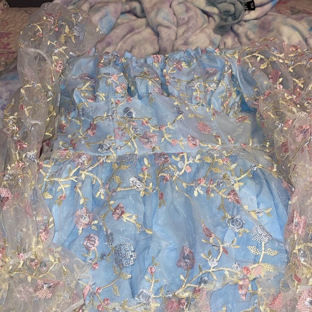 Dolls kill Saloon Moon Sheer Babydoll Dress
From Sugar thrillz size XXL.